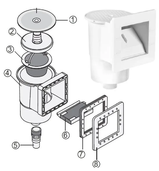 części do miniskimera model 2 schemat